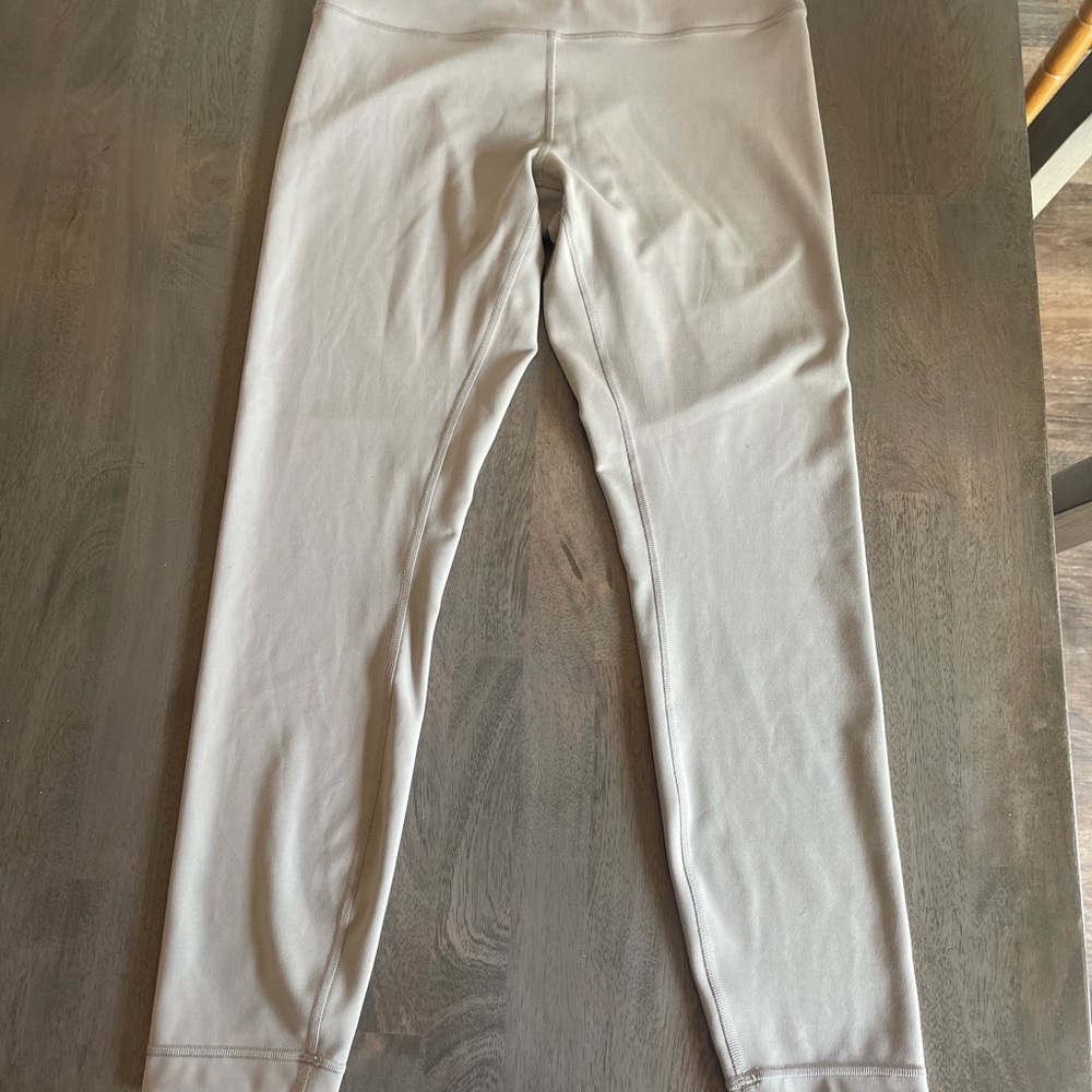 Lululemon Athletica Cream Pencil Leggings for Work - Picture 3 of 4